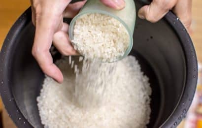 炊飯器の米