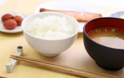 白米と味噌汁
