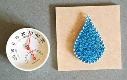 湿度計と湿度イメージ