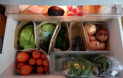 菊芋をすぐ食べる場合は、冷蔵庫に保存