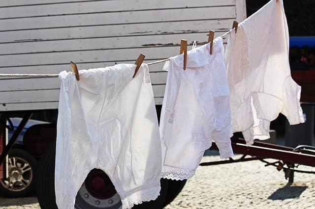 白い洗濯物