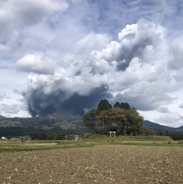 阿蘇山の噴火