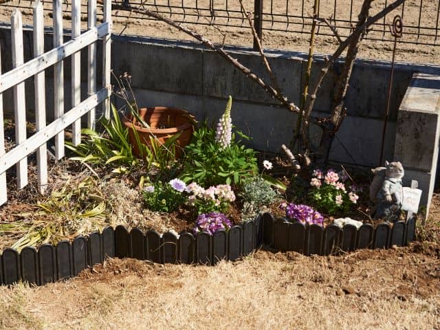 「土と芝の根どめどめシート」は花壇づくりに大活躍！差し込むだけでスタイリッシュな庭をDIY